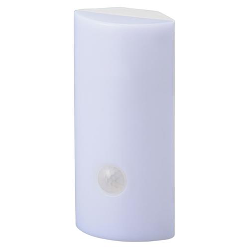 オーム電機(OHM) NIT-BLA6JCS-WN LEDセンサーライト 人感明暗センサー