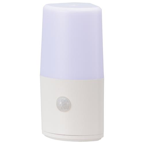 オーム電機(OHM) NIT-BLA6JC-WN LEDセンサーライト 人感明暗センサー