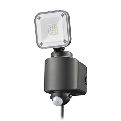 オーム電機(OHM) LS-A160W1 monban 防犯センサーライト 1灯コンセント式 1600ルーメン