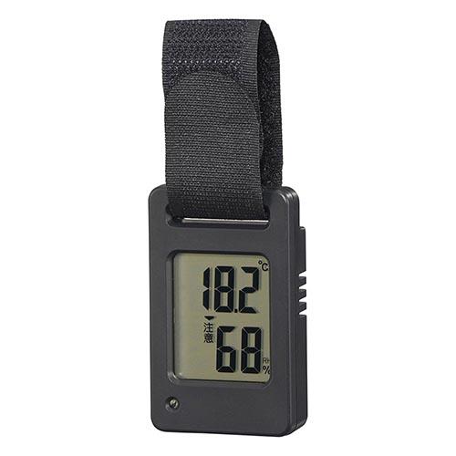 オーム電機(OHM) TEM-801-K ブラック ポータブルデジタル温湿度計 08-1453