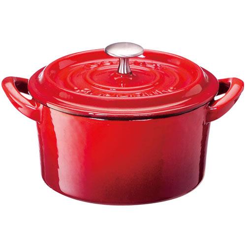 イシガキ産業 ボンボネール ココット IH対応 両手鍋 9cm 3626 レッド