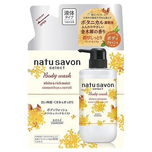 コーセーコスメポート ソフティモ ナチュサボンボディウォッシュ リッチモイスト 金木犀の香り詰替 360ml