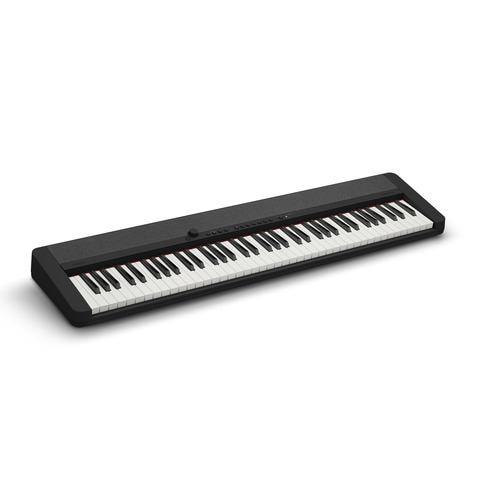 【長期5年保証付】CASIO(カシオ) CT-S1-76BK ブラック Casiotone キーボード 76鍵盤 コンパクトでシンプル
