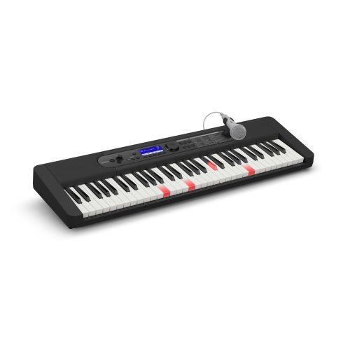 【長期保証付】CASIO(カシオ) LK-540BK ブラック Casiotone 光ナビゲーションキーボード 61鍵盤 200曲内蔵 選べる充実のダウンロード曲