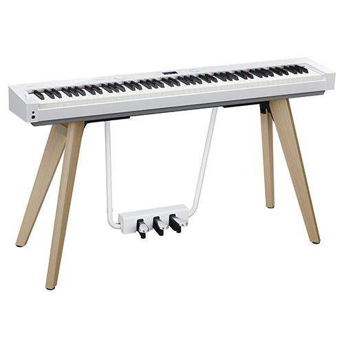 【長期5年保証付】CASIO(カシオ) PX-S7000WE ホワイト Privia 電子ピアノ 88鍵盤 スタンド・ペダル一体型 スマホ・タブレット連携