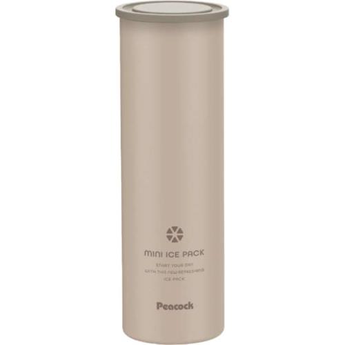 ピーコック(peacock) ミニアイスパック 氷のう 冷たさキープホルダー付き ベージュ ABB-16 ネッククーラー 氷のう 熱中症対策 通学 通勤 暑さ対策