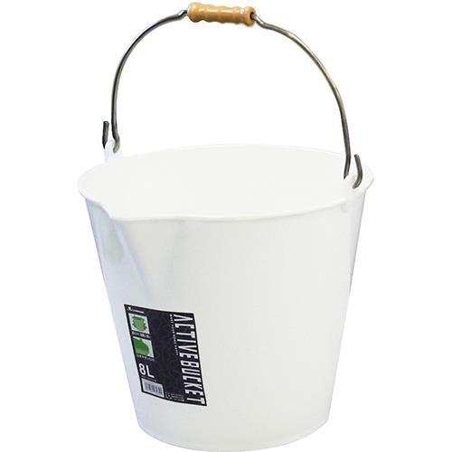 リス GBEB001-W ホワイト アクティブバケツ 8L