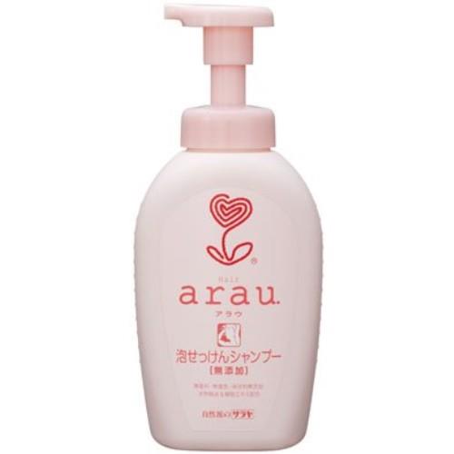 サラヤ アラウ 泡せっけんシャンプー ポンプ本体 500ml