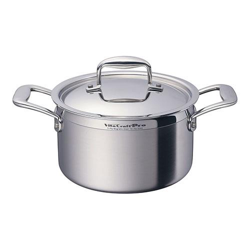 ビタクラフト ステンレス ビタクラフト・プロ 両手鍋 18cm
