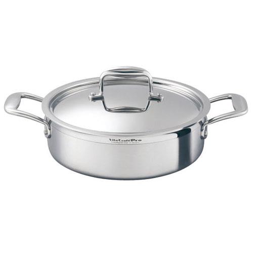 ビタクラフト プロ IH対応 外輪鍋 蓋付 24cm No0233