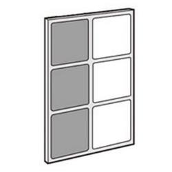 シャープ(SHARP) FZ-BX50DF 加湿空気清浄機用 脱臭 交換フィルタ― 1枚