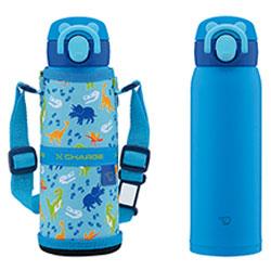 象印(ZOJIRUSHI) SM-UA48-AJ ダイナソーブルー ステンレスマグ キッズ用 0.48L