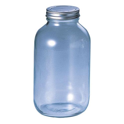 星硝 ガラス 保存ビン 900cc ステンレスキャップ 228113