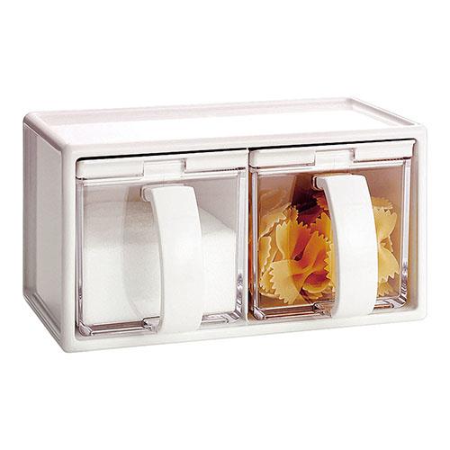 アスベル Ｎフォルマ 調味料ケース Ｃ２ ホワイト