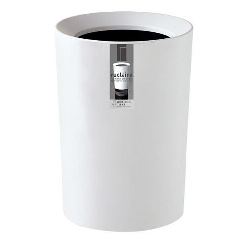 アスベル ルクレール ゴミ箱 CV 丸型 ホワイト 6.7L