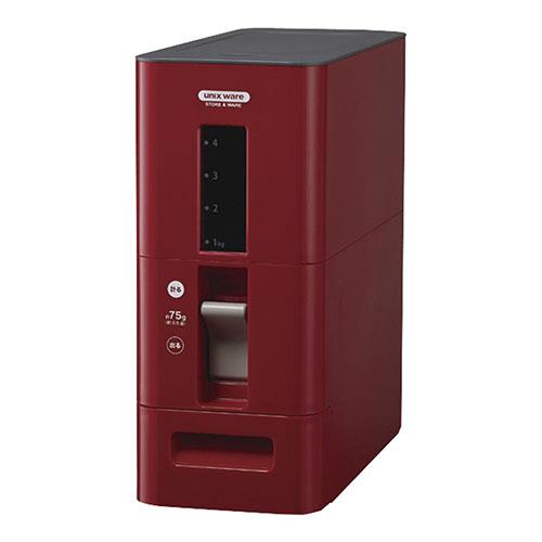 アスベル S計量米びつ 7527 レッド