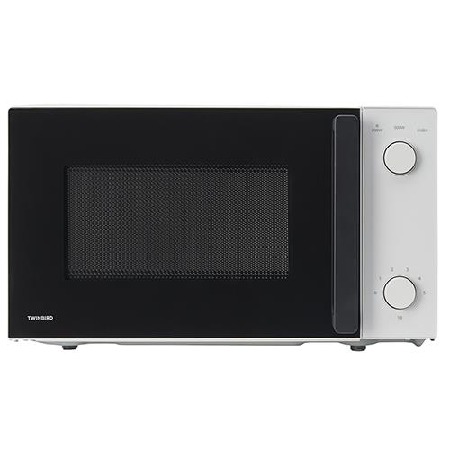 ツインバード(TWINBIRD) DR-D254W ホワイト 電子レンジ 17L ヘルツフリー