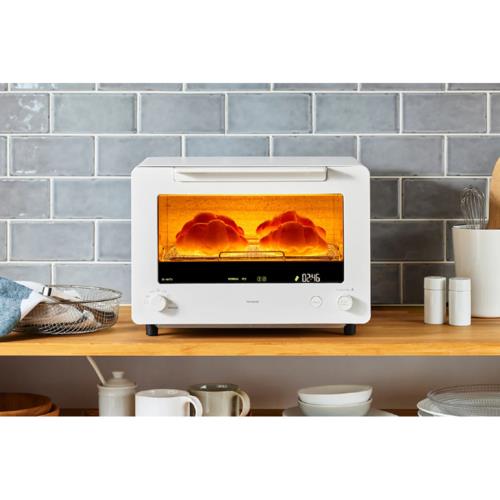 ツインバード(TWINBIRD) TS-D487W(ホワイト) 匠ブランジェトースター PLUS オーブントースター 4枚焼き リベイク 世界一のパン職人と共同開発