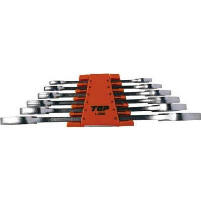 トップ工業 L-6000 両口スパナ 6丁組スパナ ミリ