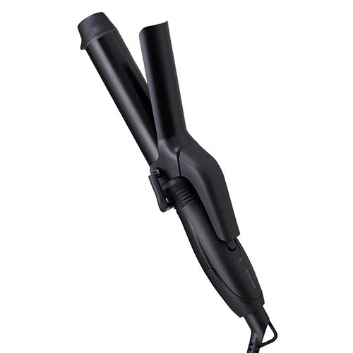 テスコム(TESCOM) TM122A-K ブラック カールアイロン ミニ 軽量 コテ 25mm ヘアアイロン コンパクト 海外対応 ナノセラミックコーティング