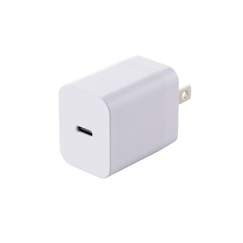 テスコム(TESCOM) TP221A-W ホワイト USB Type-C コンセント 充電器 PD 20W 高速充電 TypeC×1 折りたたみプラグ 小型 軽量 NOGI