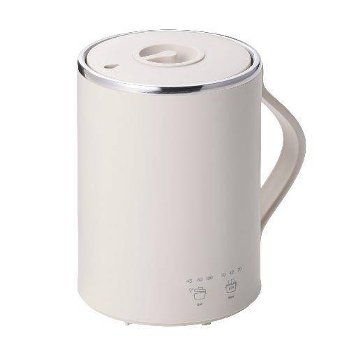 テスコム(TESCOM) TGM20A-C ベージュ マグカップ型 電気鍋 小型 350ml 1人用 旅行/出張/自宅/オフィス用 卓上調理 湯沸かし 保温 Cook Mug