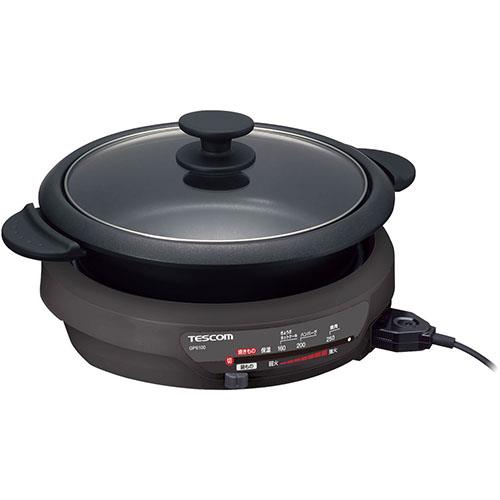 テスコム(TESCOM) GP6100-H カジュアルグレー グリルなべ