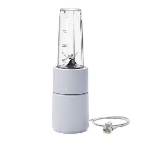 テスコム(TESCOM) TMX70A-H(グレー) パワフル6枚刃 ハイパワー 400Wモーター コンパクトミキサー 食洗機対応 トライタン製ボトル