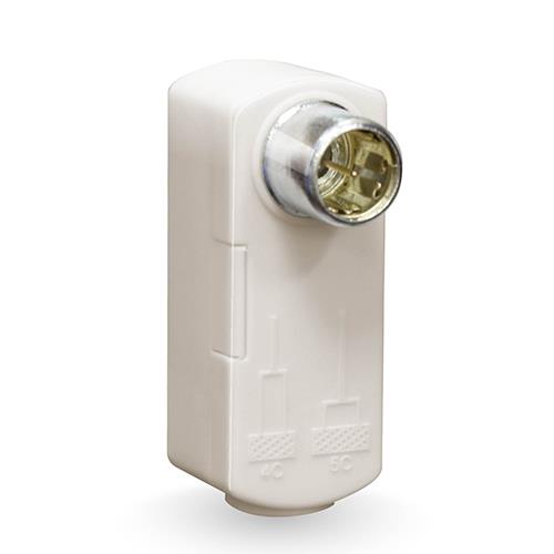 DXアンテナ FL45CS B DXアンテナ テレビコンセントプラグ 4C、5C用 ホワイト