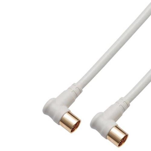 DXアンテナ 4JW2LLS B DXアンテナ テレビ接続ケーブル 2m ホワイト