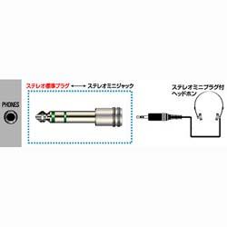 JVC AP-113A ステレオ標準プラグ/ステレオミニジャック
