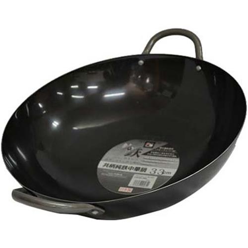 ベストコ プロスタッフ 共柄純鉄 中華鍋 33cmND-2031