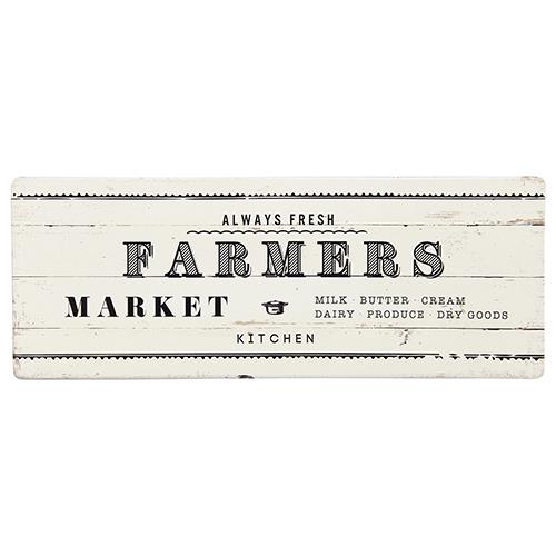 ベストコ ND-9854 ファーマーズマーケット ホワイト キッチンマット 45×120cm さらっと拭ける ぷにぷに触感