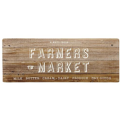 ベストコ ND-9855 ファーマーズマーケット ナチュラル キッチンマット 45×120cm さらっと拭ける ぷにぷに触感