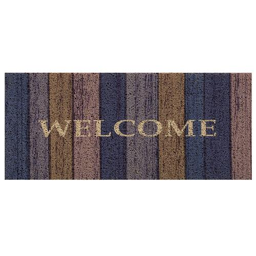 ベストコ ND-9917 アーバンウッドウェルカム玄関マット 24×55cm