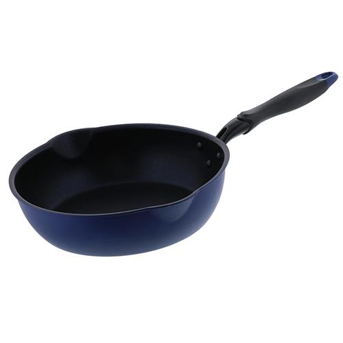 ベストコ ND-4289 ブルー ブルーダイヤモンドコートフライパン 深型 28cm