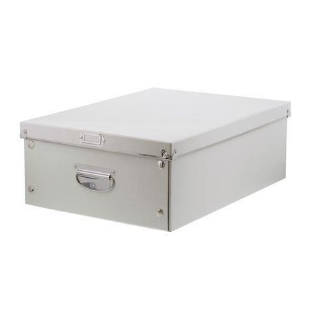 ベストコ ND-9036 ホワイト ふた付き クロゼット収納ボックス S パピーア