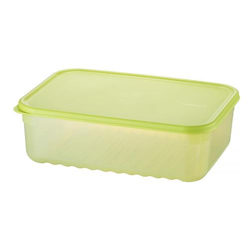 ベストコ HLE5600NCR ｸﾞﾘｰﾝ 保存容器 3.2L 長方形 ﾛｯｸ&ﾛｯｸ ｷｰﾌﾟﾌﾚｯｼｭ 食洗機 電子ﾚﾝｼﾞ対応