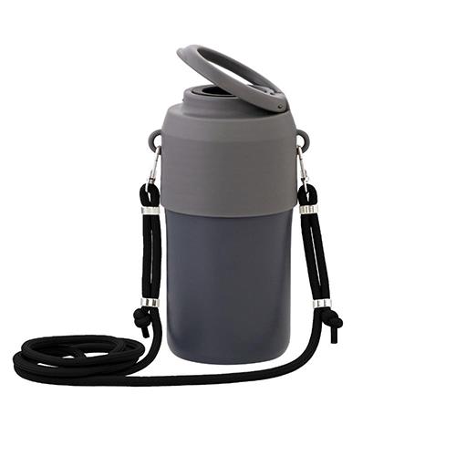 ベストコ NM-373 ブラック LIV PLUS ペットボトルホルダー 保冷保温 真空二重構造 300~650ml ショルダー