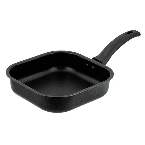 ベストコ ND-3632 ブラック LIV PLUS 四角すぎる!フライパン フライパン 20cm IH ガス火対応