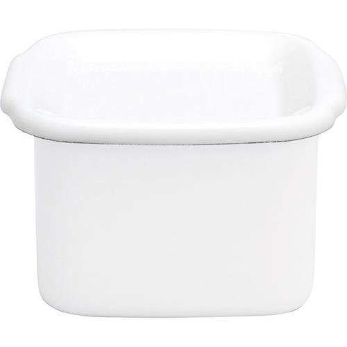 野田琺瑯(nodahoro) ホワイトシリーズ スクエアM 琺瑯蓋付 WHS-M