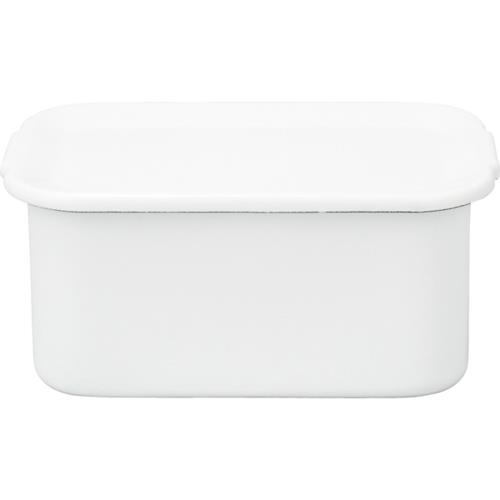 野田琺瑯(nodahoro) ホワイトシリーズ レクタングル深型LL琺瑯蓋付き