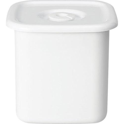 野田琺瑯(nodahoro) ホワイトシリーズ スクウェアL 密閉蓋付 ホワイト WSM-L