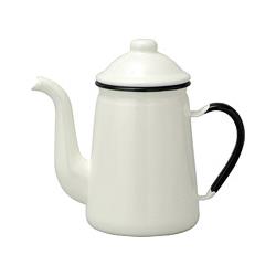 野田琺瑯(nodahoro) キリンコーヒーポット 13cm FKC10131C ホワイト