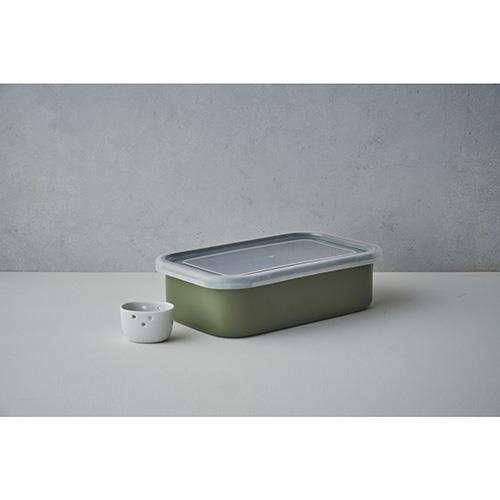 野田琺瑯(nodahoro) ぬか漬け小町 オリーブ ぬか漬け容器　野田ホーロー