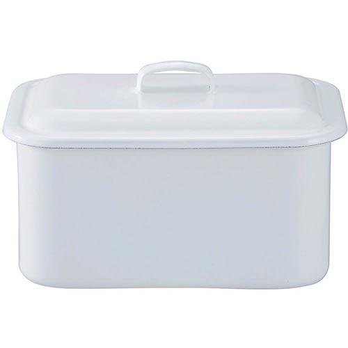 にちにち道具 日々道具 野田琺瑯 レクタングルキャニスター ブレッドストッカー 日本製