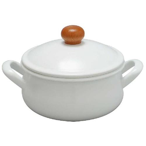 野田琺瑯(nodahoro) ポーチカ キャセロール ホワイト 15cm PO-15W