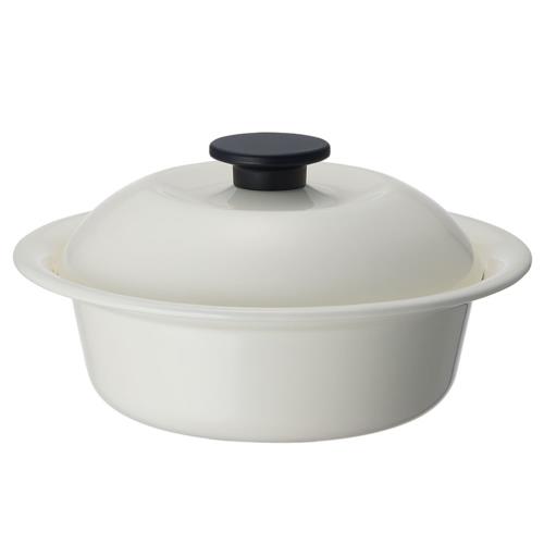 野田琺瑯(nodahoro) 野田琺瑯 ココナベ 個々鍋 大 乳白