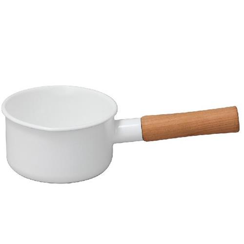 野田琺瑯(nodahoro) クルール ミルクパン 12cm ホワイト CL-12MW
