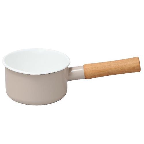 野田琺瑯(nodahoro) クルール ミルクパン 12cm ベージュ CL-12MBE